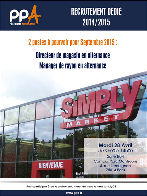 recrutement commerce PPA alternance